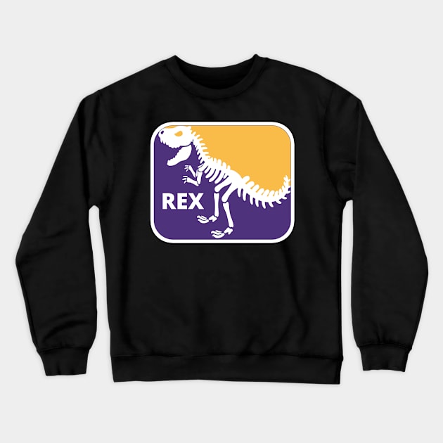 Fake NBA Logo TREX Crewneck Sweatshirt by kimbo11